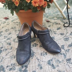 ECCO black ankle boots.